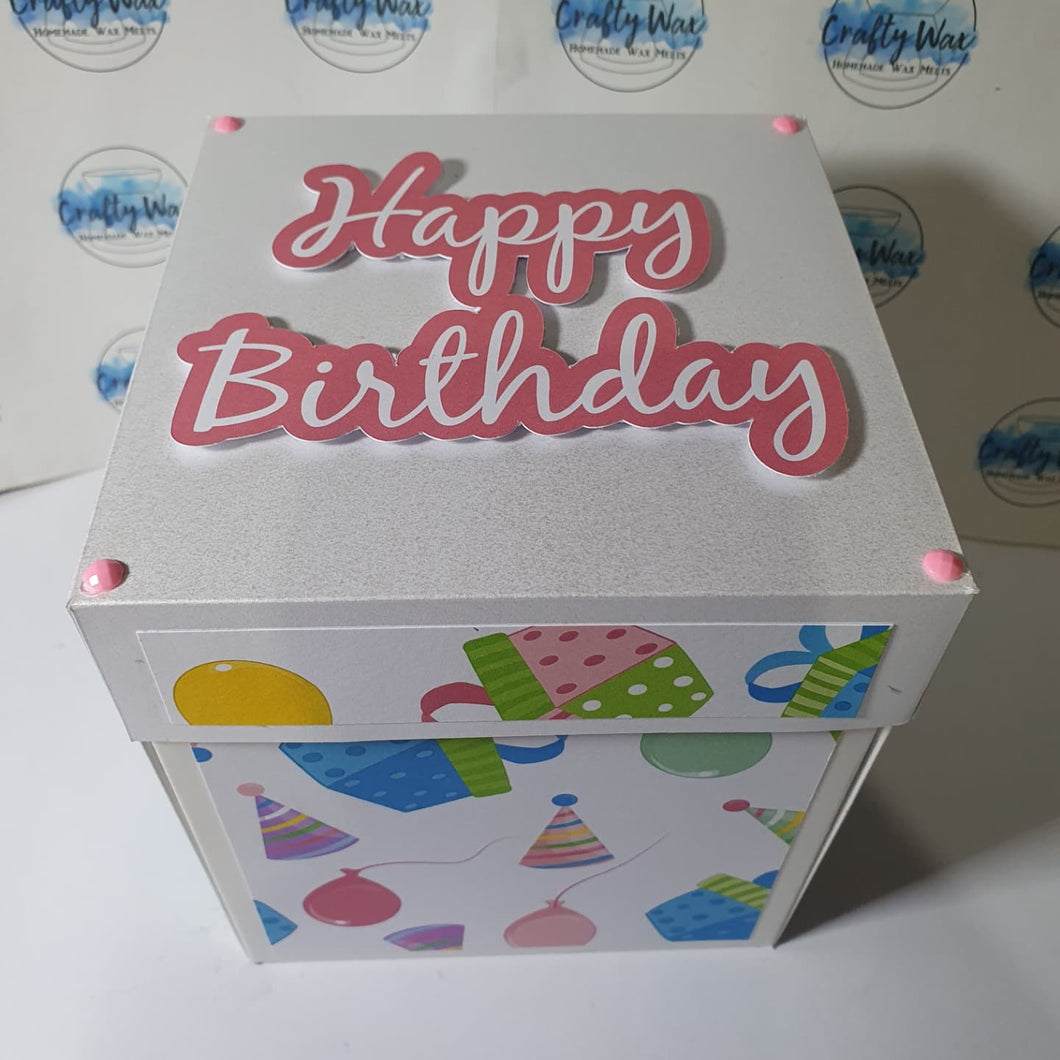 Birthday exploding box gift set